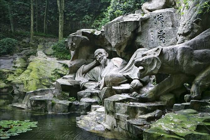 杭州西湖新十景之虎跑梦泉,山雾缭绕灵气十足!低音号旅游_腾讯新闻