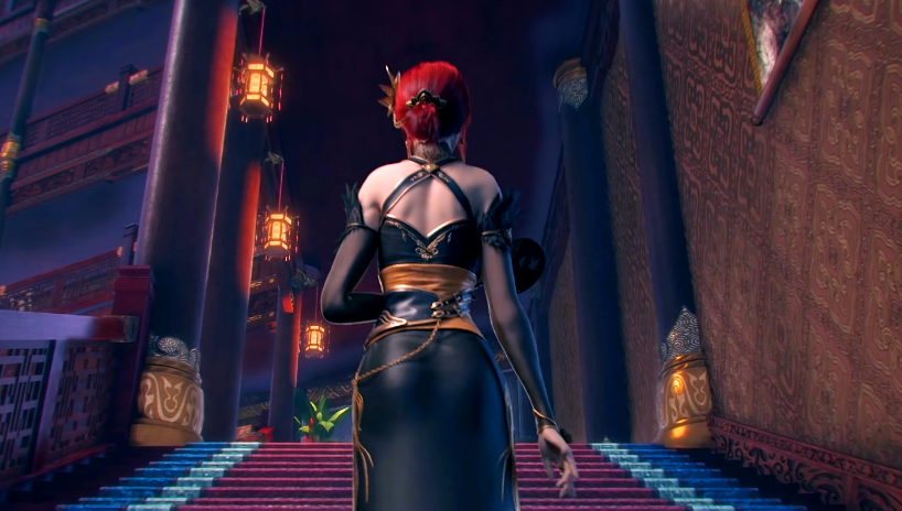 斗破苍穹第四季:雅妃重新设计,穿黑丝惊艳出场,萧炎眼神闪躲