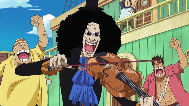 布鲁克无数次做梦自己又回到了伦巴海贼团,在梦中,昔日的队友向自己招