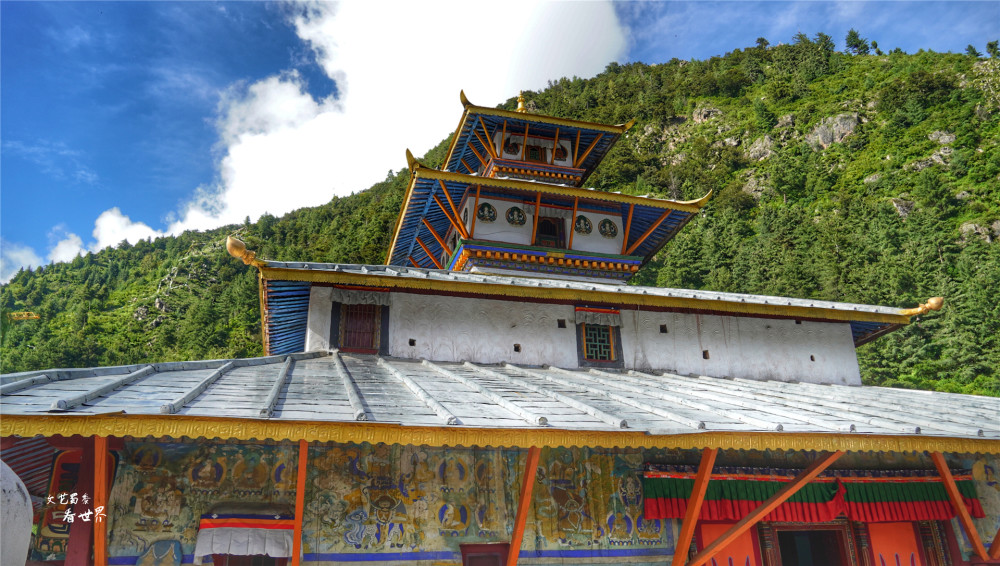 我在吉隆镇乍一见到帕巴寺,就觉得它与众不同,它和大多数西藏的寺庙在