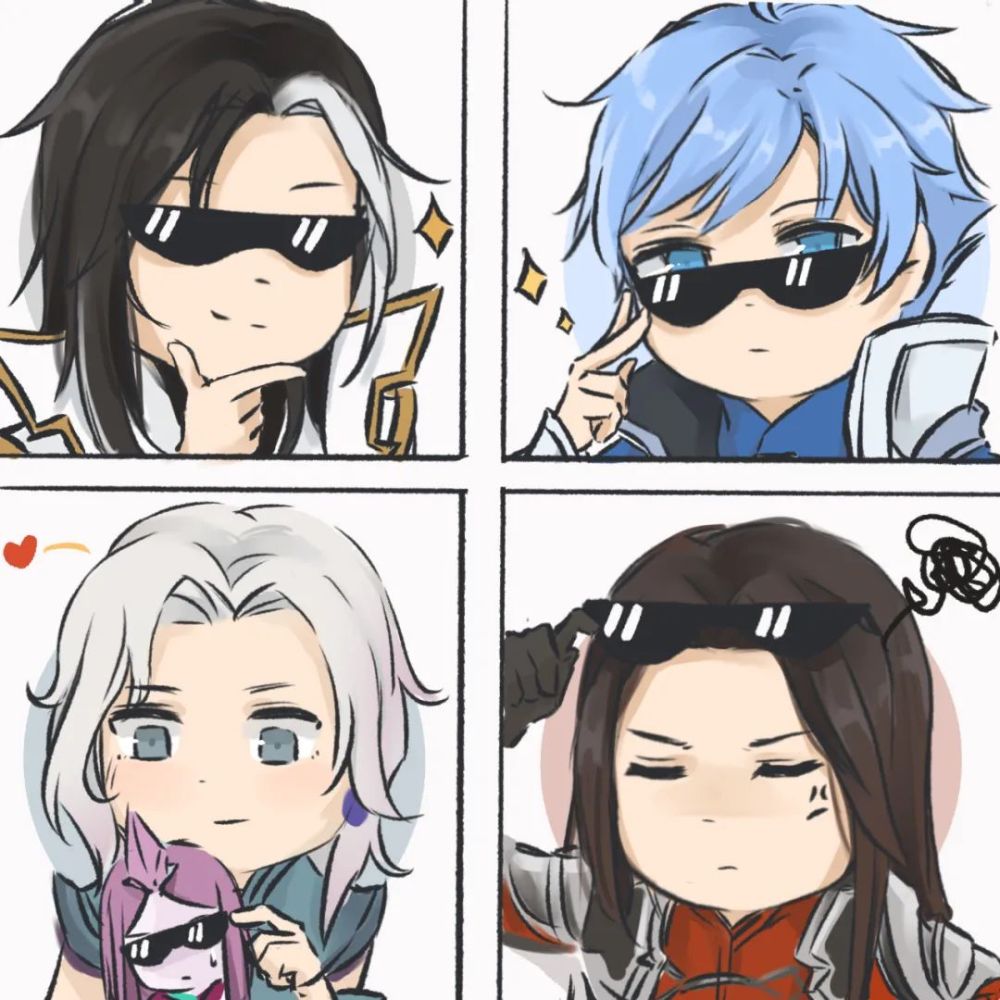 王者荣耀67稷下f4可爱头像分享