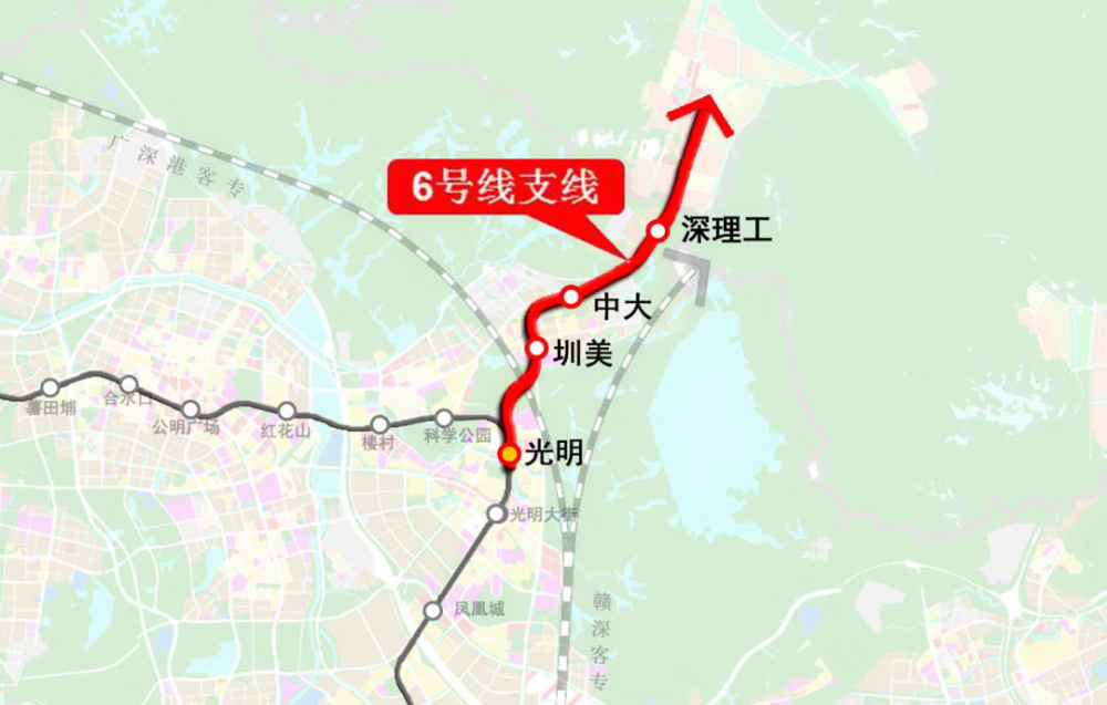 东莞6号线地铁线路图图片