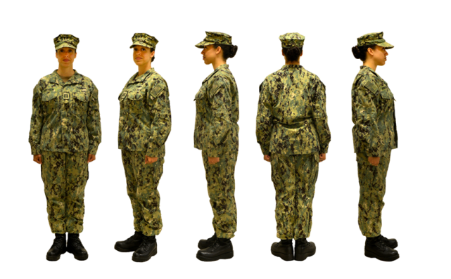 一,迷彩服上衣今天,我们介绍美国海军nwu iii迷彩服,看一看这套军服的