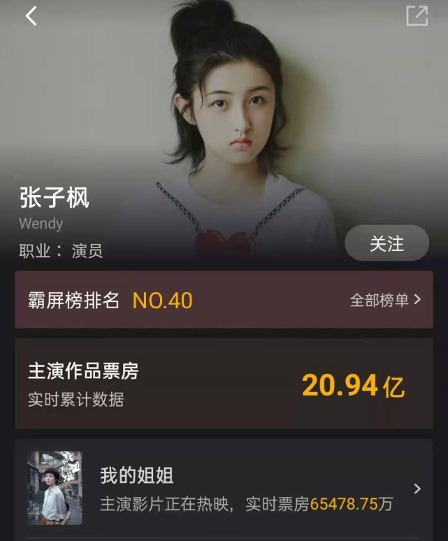 相差30亿|赵今麦|快把我哥带走|我的姐姐|张子枫|票房