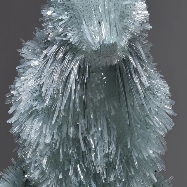 破碎的玻璃渣在艺术家的手中变成精美绝伦的动物雕塑