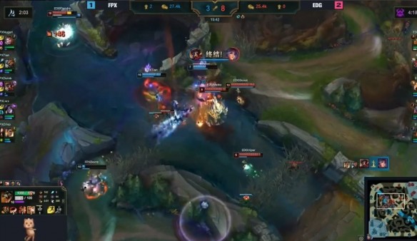 《英雄联盟》LPL春季赛：FPX 3：2 EDG晋级决赛！