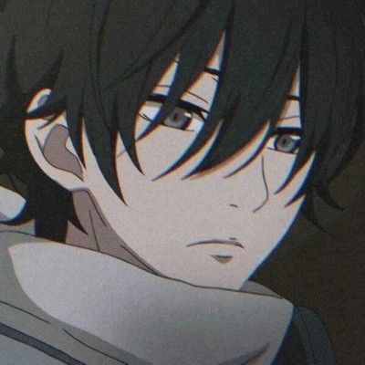 忧郁风动漫男头微丧