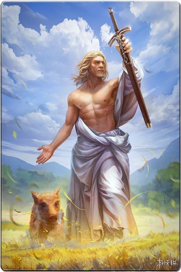 弗雷是北欧神话中丰饶之神,爱神芙蕾雅的孪生哥哥,司掌播种,收成,牧养