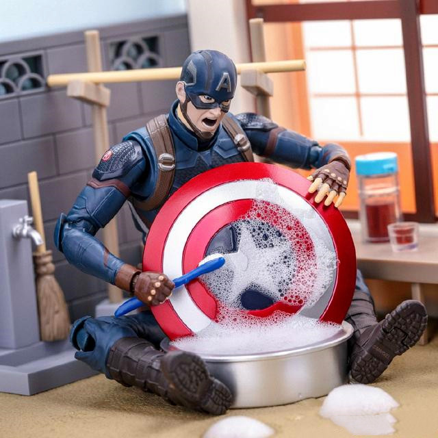 新旧美国队长对比,饭制海报亮了!《猎鹰与冬兵》