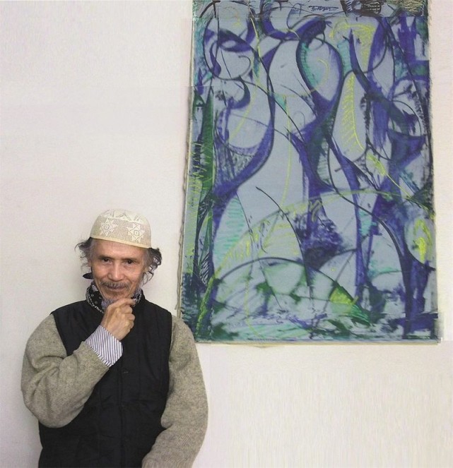 赵谦森(1937-2016)4月9日,"神与物游———刘海粟美术馆馆藏赵谦森