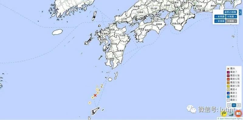 日本九州南方群島震不停36小時內發生逾140次地震