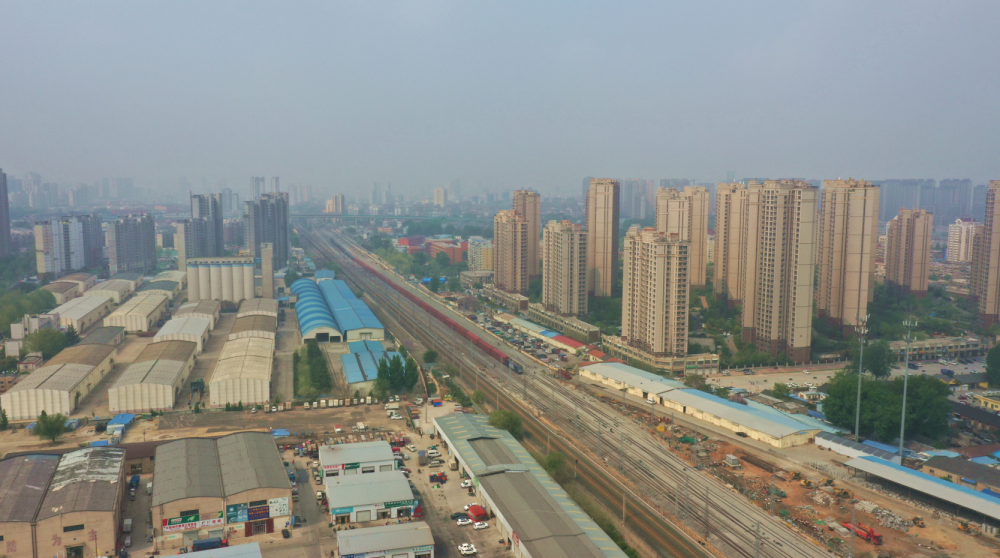 千人大会战历时六小时胶济铁路至济青高铁联络线黄台站改完成施