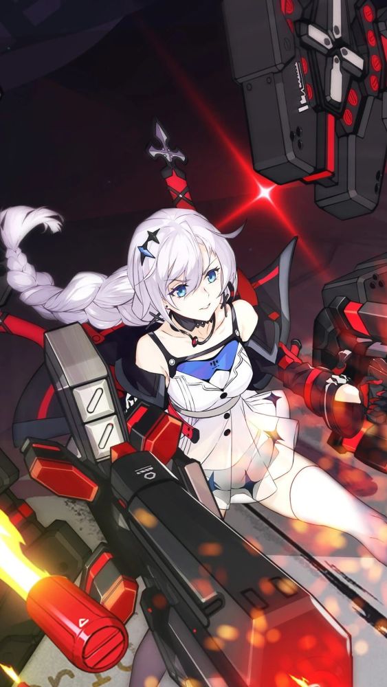 动漫美图壁纸:全副武装的美少女你喜欢吗