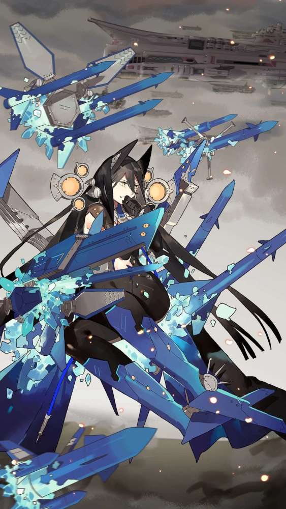 动漫美图壁纸:全副武装的美少女你喜欢吗