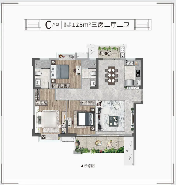 效果/户型图公开!泉州又一纯新盘首开在即!毛坯限价10010元!