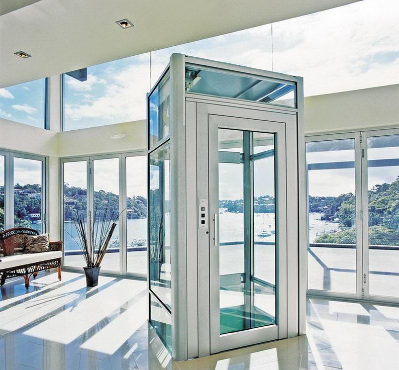 有些跃层无法挖掘出底坑,而顶层高度较小等缺点,瑞特科家用电梯设计灵