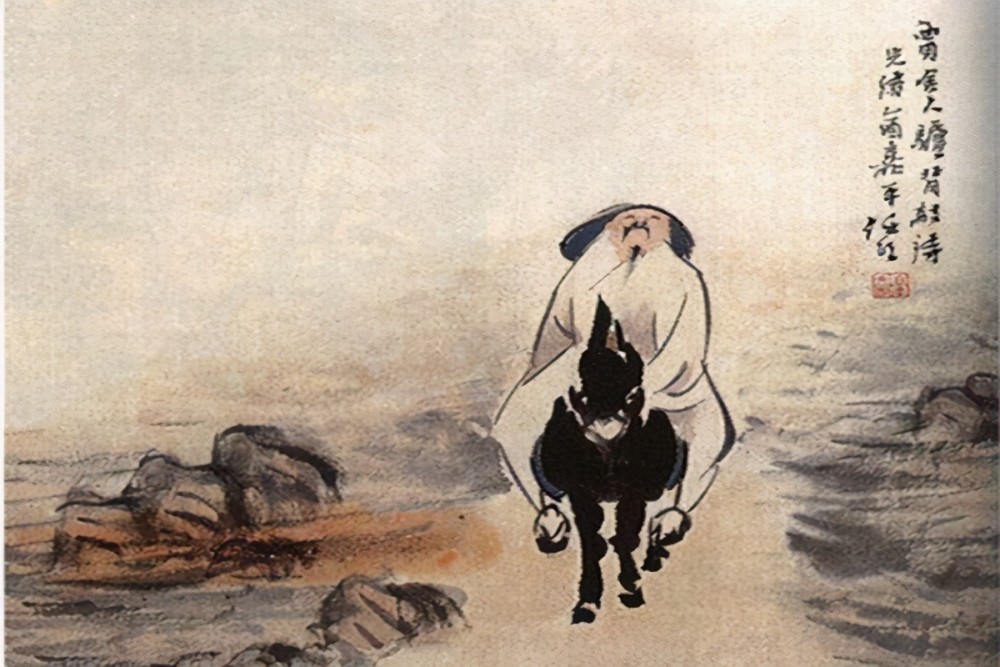 思念成痴苦吟诗人孟郊归信吟泪墨洒为书将寄万里亲