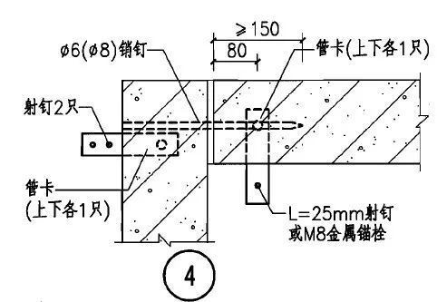 特對本工程中門垛邊小於200mm的短肢牆,門垛,均採用二次結構施工,採用