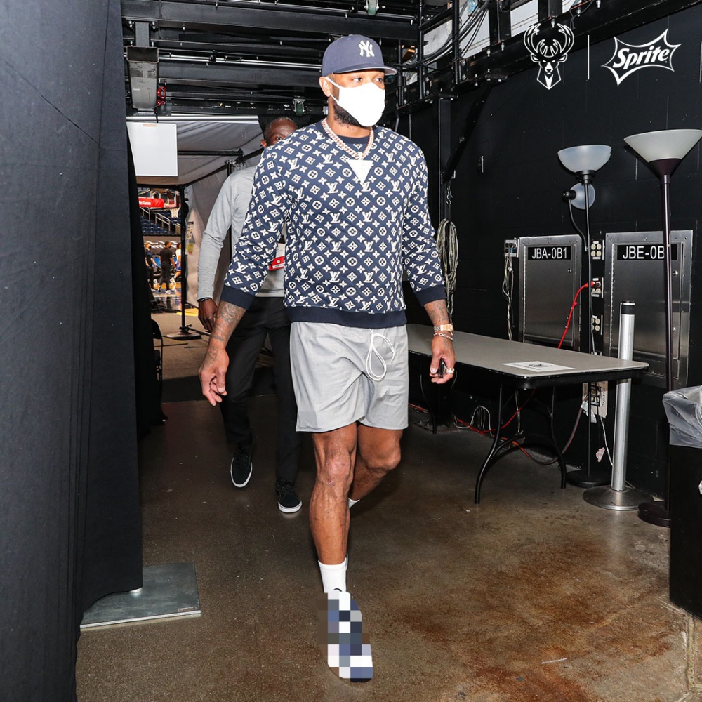 时尚nba保罗乔治全身明黄色实属真黄色泡椒