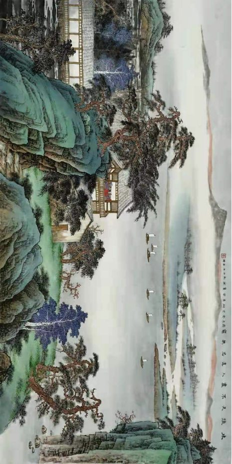 意境深远 气韵生动:画家黄开丛山水作品赏析_腾讯新闻