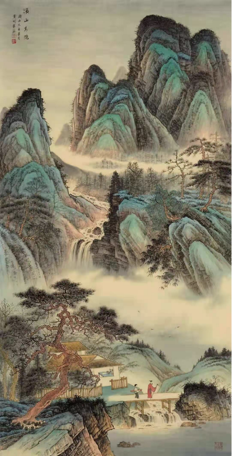 意境深远 气韵生动:画家黄开丛山水作品赏析_腾讯新闻