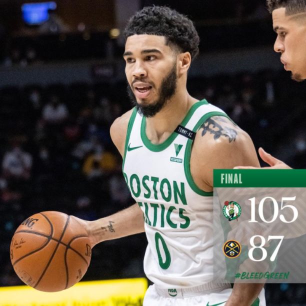 NBA直播：凯尔特人超神逆转掘金，约基奇无奈空砍三双