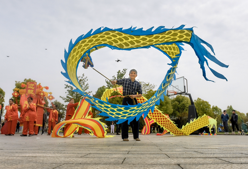 竹龙舞起来_腾讯新闻