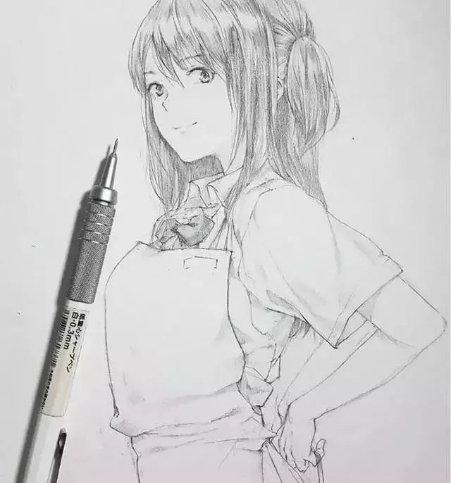 动漫人物素描分享