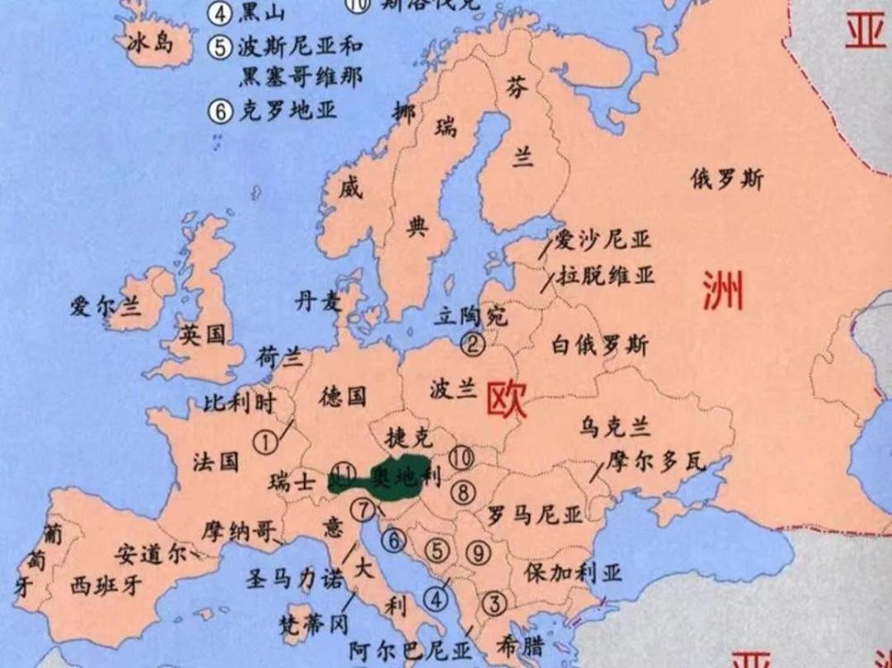 再其次就是奥地利的物流,因为其地处欧洲中部,是欧洲的心脏位置,所以