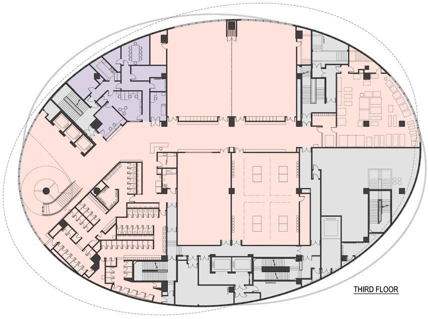大型公共建筑设计香港元朗公共图书馆暨体育馆案例