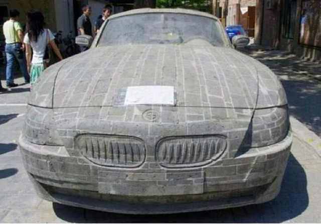 点石成金 真实发生 小伙石头做宝马车 被奖励一辆真车 腾讯新闻