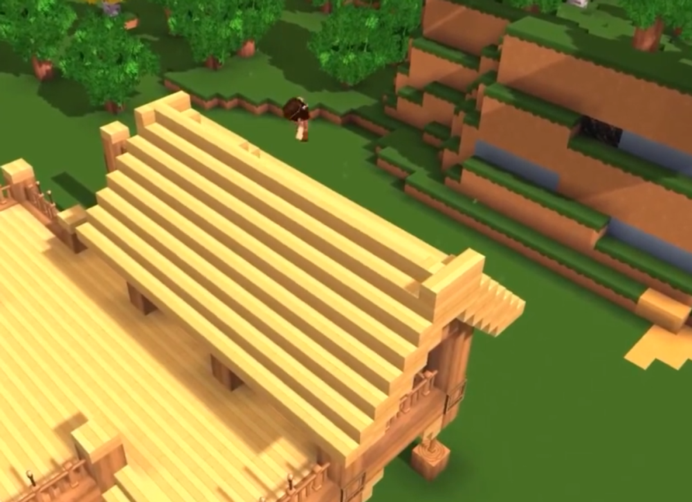 迷你世界适合生存玩家的古风建筑玩家别有隐居世外的氛围