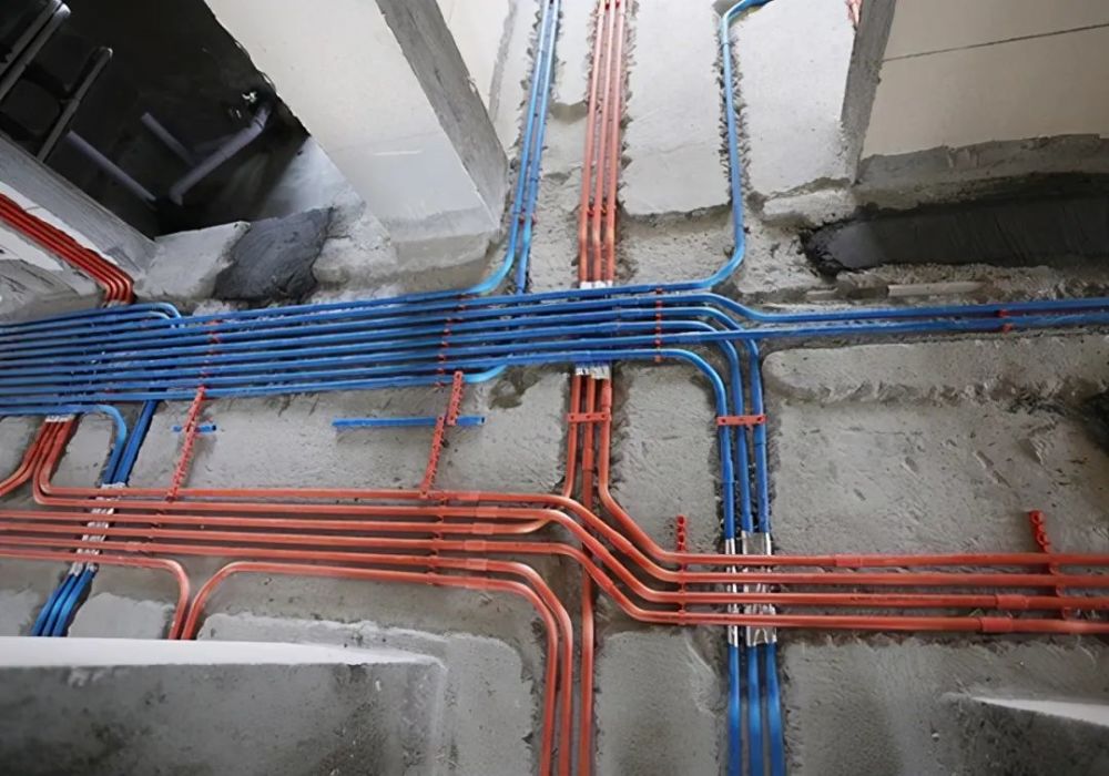 请无证电工做的水电,一米50元,这效果我给100分_腾讯新闻