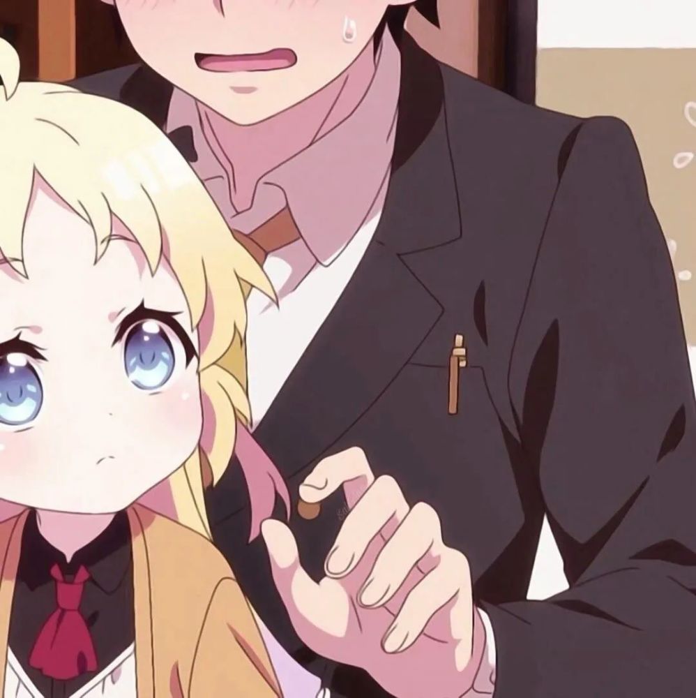 唯美情头:好看情侣动漫头像一左一右