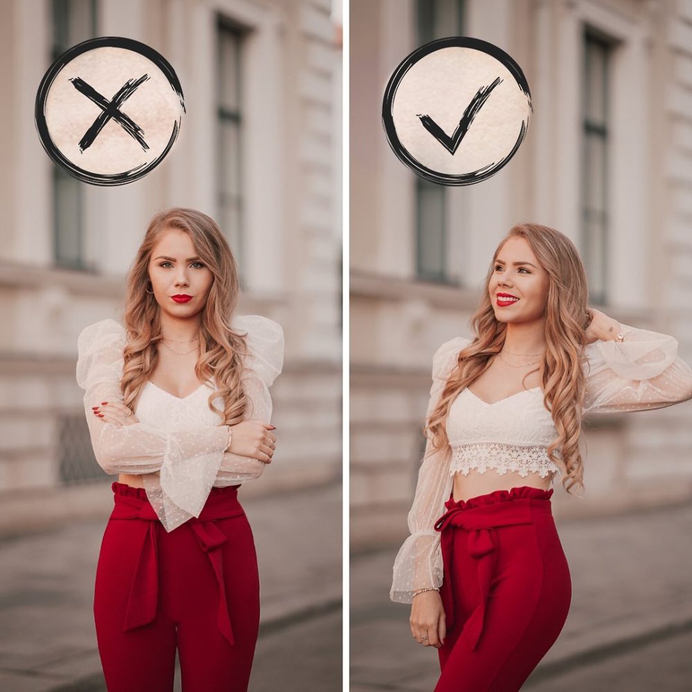 摄影课堂丨拍照不会摆姿势ins网红摄影师总结了15种错误示范案例