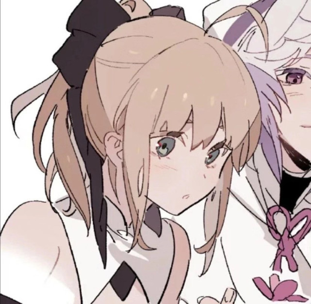 动漫软妹情侣头像要对左耳说甜言蜜语