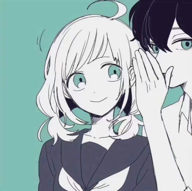 动漫软妹情侣头像要对左耳说甜言蜜语