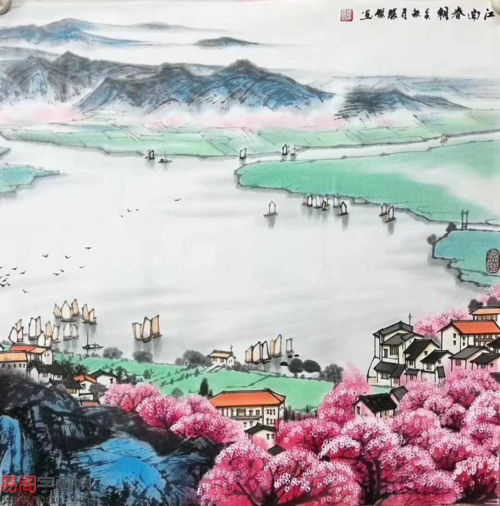 画家陈胜杰 以情入画 创作灵动喜人的江南山水