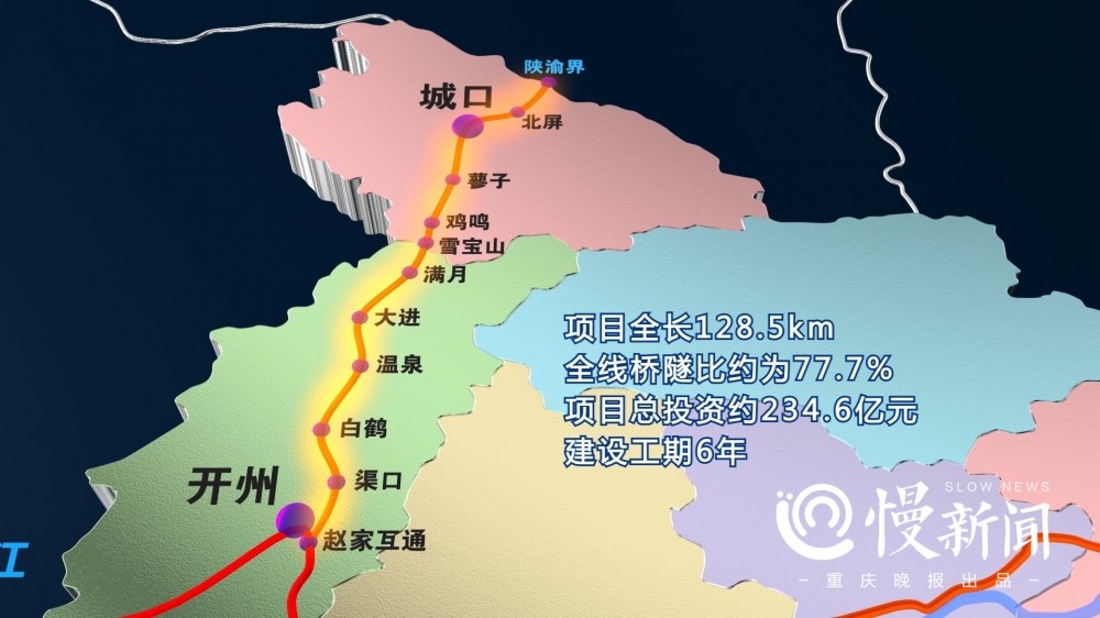 国庆前城开高速谭家至赵家段约50公里路段将具备通车条件