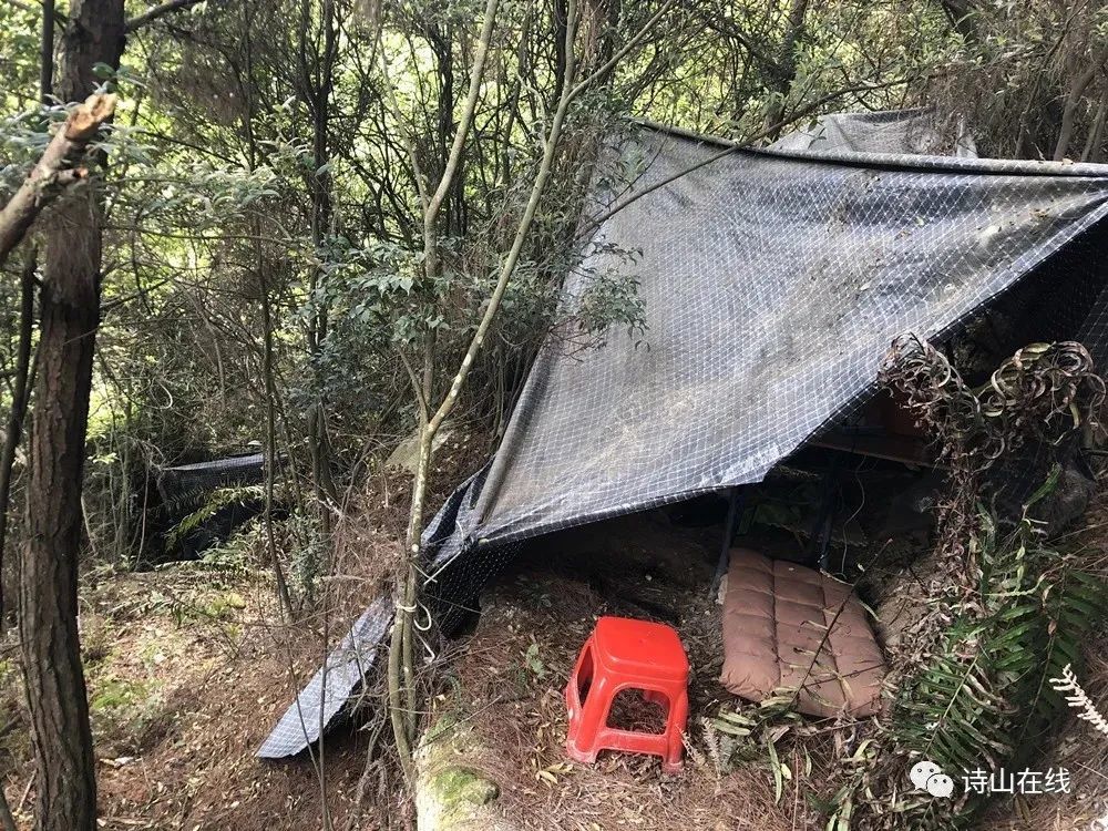 安溪相鄰詩山現場深山裡的詐騙窩點