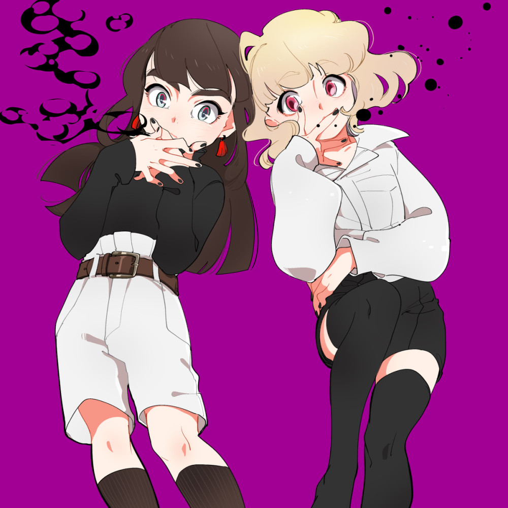 超赞的美漫风格插画,光芒闪动的女巫集会