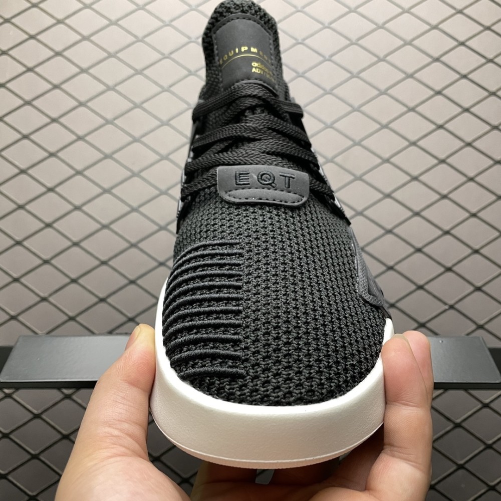 adidas eqt bask adv 鹿晗同款透气针织网面休闲运动鞋
