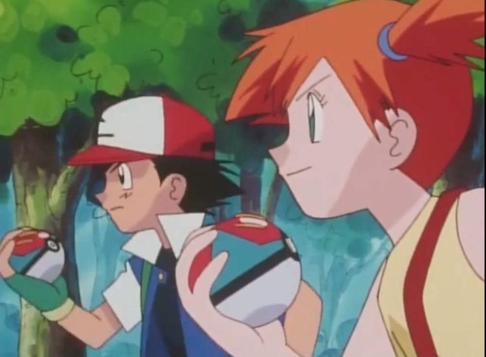 小霞和小智都拿出了诱饵球丢向了小锯鳄,虽然收服成功了,但是不知道是