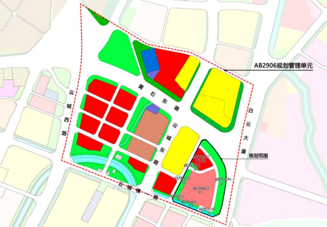 广州白云新城规划图图片