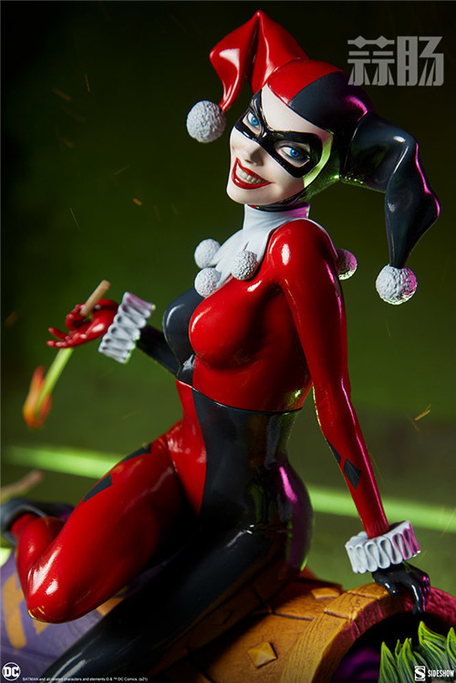 sideshow推出《dc漫画》哈莉·奎茵&小丑雕像