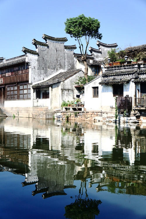 江南水乡典型的中西合璧的建筑,江苏省苏州市致德堂