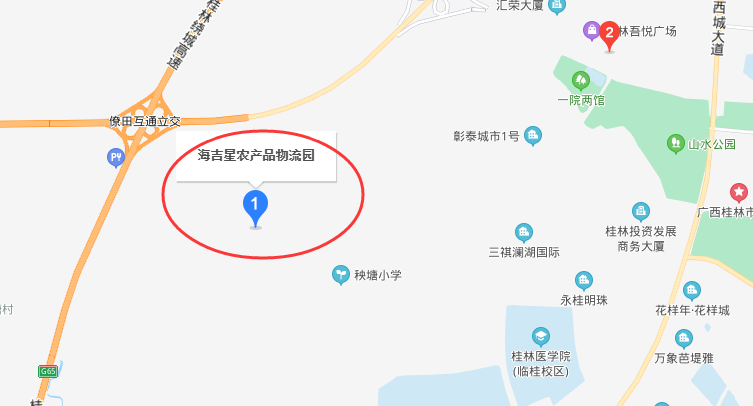 南宁海吉星地图图片
