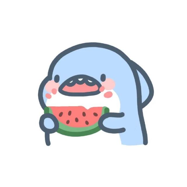 小鲨鱼表情包肥肥鲨鱼表情包4