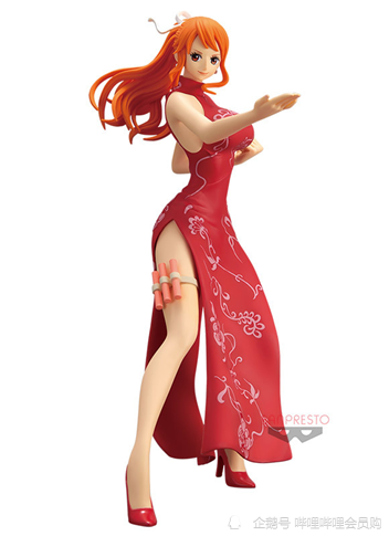 穿旗袍的娜美你想要吗万代娜美功夫样式景品