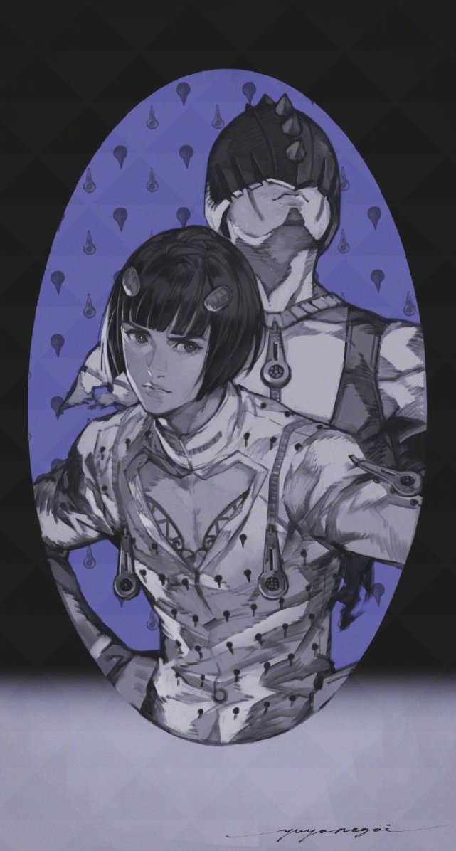 游戏大佬画了一组jojo同人,全员力量感十足,承太郎太帅了